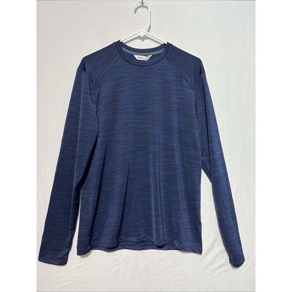 DSG T-Shirt‎ Men's Small Navy Movement Single Dye Crew Neck Long Sleeve